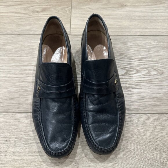 Grenson Loafers Blue leather men Classic British Shoes UK 9.5  |US 10.5 main image 7
